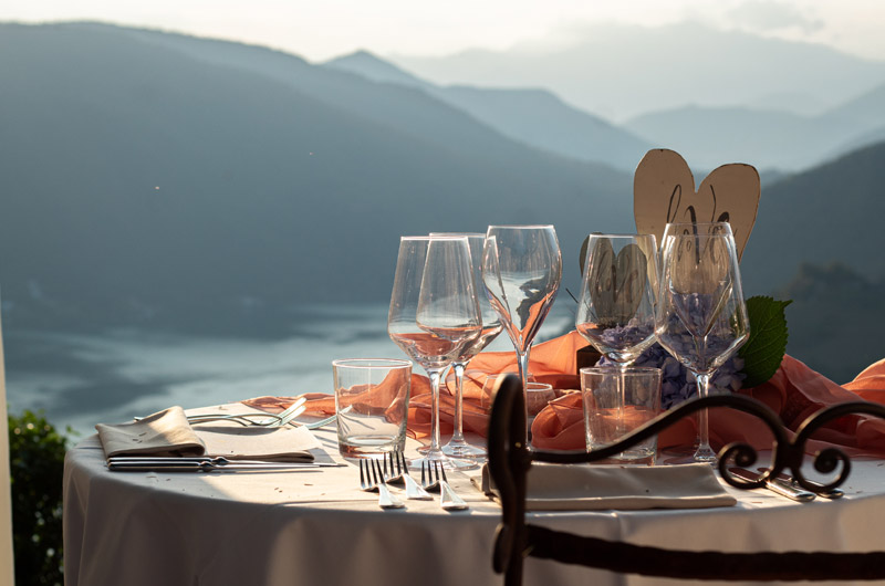 Romantic dinner under the stars for two - Menu "Vegetarian"